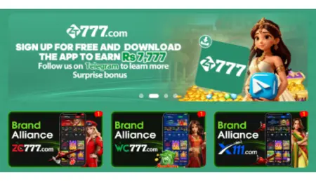 ZT777 game download banner